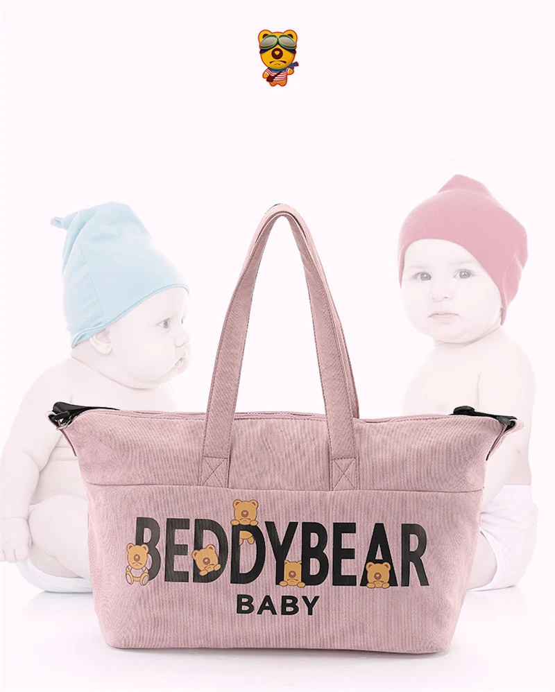 BEDDYBEAR многофункциональная вместительная сумка для мам модная Диагональная Сумка для подгузников сумки для беременных подгузников материнский и детский рюкзак