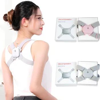 

Intelligent Posture Corrector Back Posture Trainer Clavicle Spine Shoulder Correction Smart Tips Adjustable Length Back Support