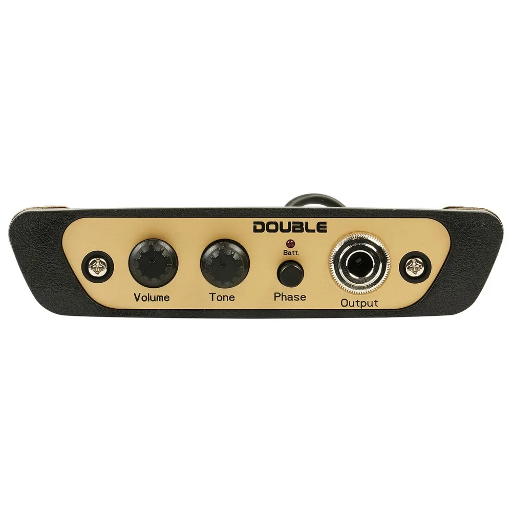 Двойной CJ01L Cajon Preamp pick Up для барабана pick up активный Soundhole Preamp и микрофон музыкальный инструмент Аксессуары