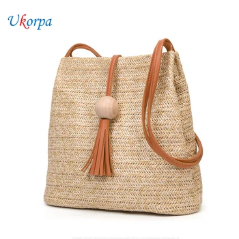 

Small Straw Beach Women's HandBags Hand Bag Fashion Tassel Summer Female Crossbody Bags For Women Waterproof Casual Shoulder Bag