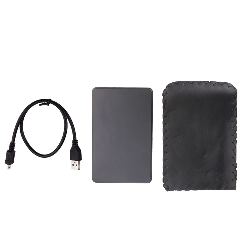 Portable External HD Hard Drive Hard Disk Case USB2.0 Port to 2.5 inch USB2.0 SATA Notebook HDD