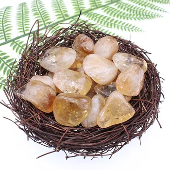 

Anju Natural Brazilian Topaz Original Stone Crystal Stone Healing Energy Stone