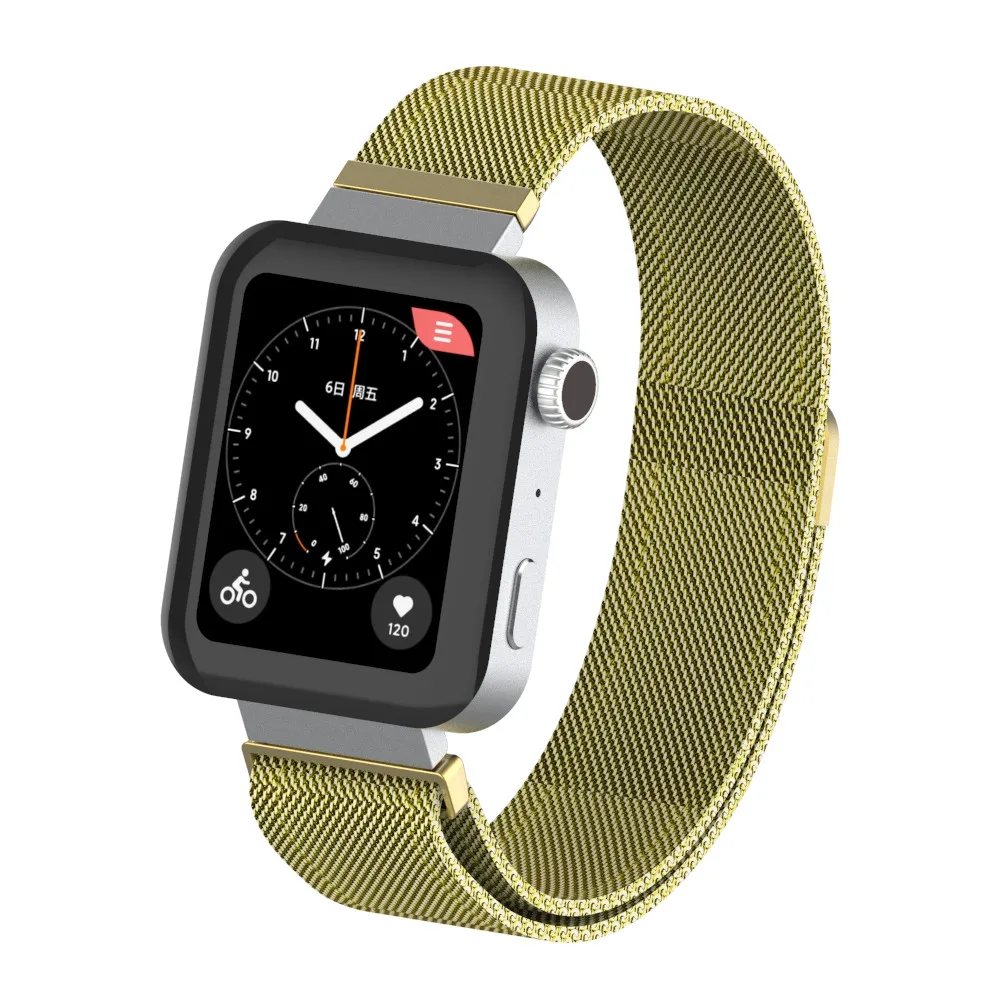 Mi lanese Loop band для Xiao mi smart watch, классический сменный Браслет из нержавеющей стали, браслет для mi Watch, аксессуары для ремешка
