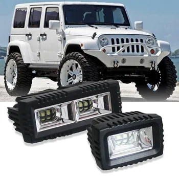 

Flush Mount Led Work Light Pods Working Bar Lights Flood Beam Car Led Driving Running Light for 4X4 Off road 4WD SUV Truck