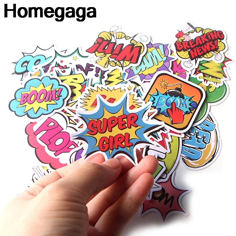 20 компл./лот Homegaga 40 шт./компл. текстовые письма ПВХ наклейки для скрапбукинга багажа телефона ноутбука настенные наклейки для гитары D2144