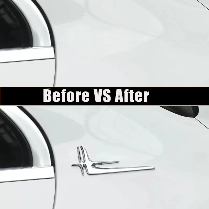 ABS Electroplate Side marker Trunk marker Car Sticker for MERCEDES BENZ C200-c230,c300/e250-e200-e300  C/E Class car sticker