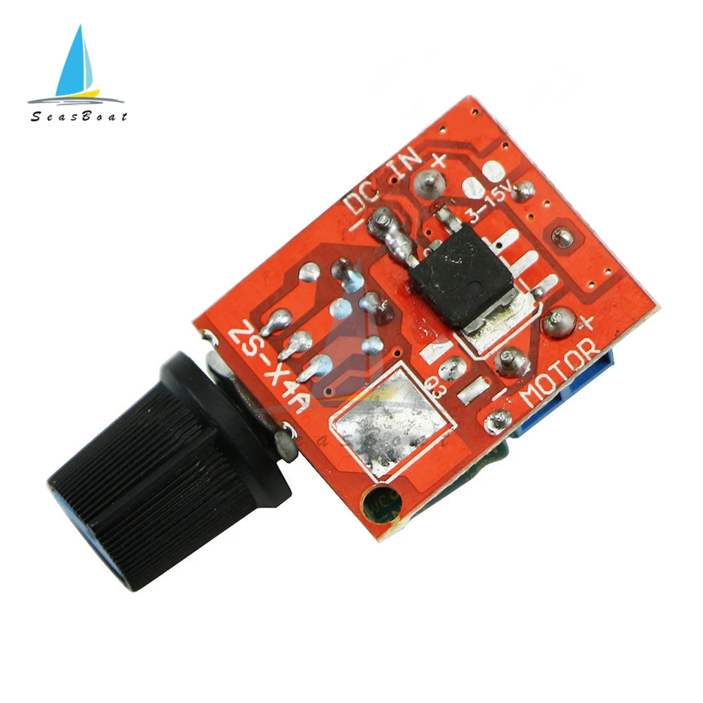 Lot De 8 Régulateurs PWM 12V - 5V-35V, 5A, 90W - Avec Potentiomètre Et LED - Pour Moteurs DC Et LEDs