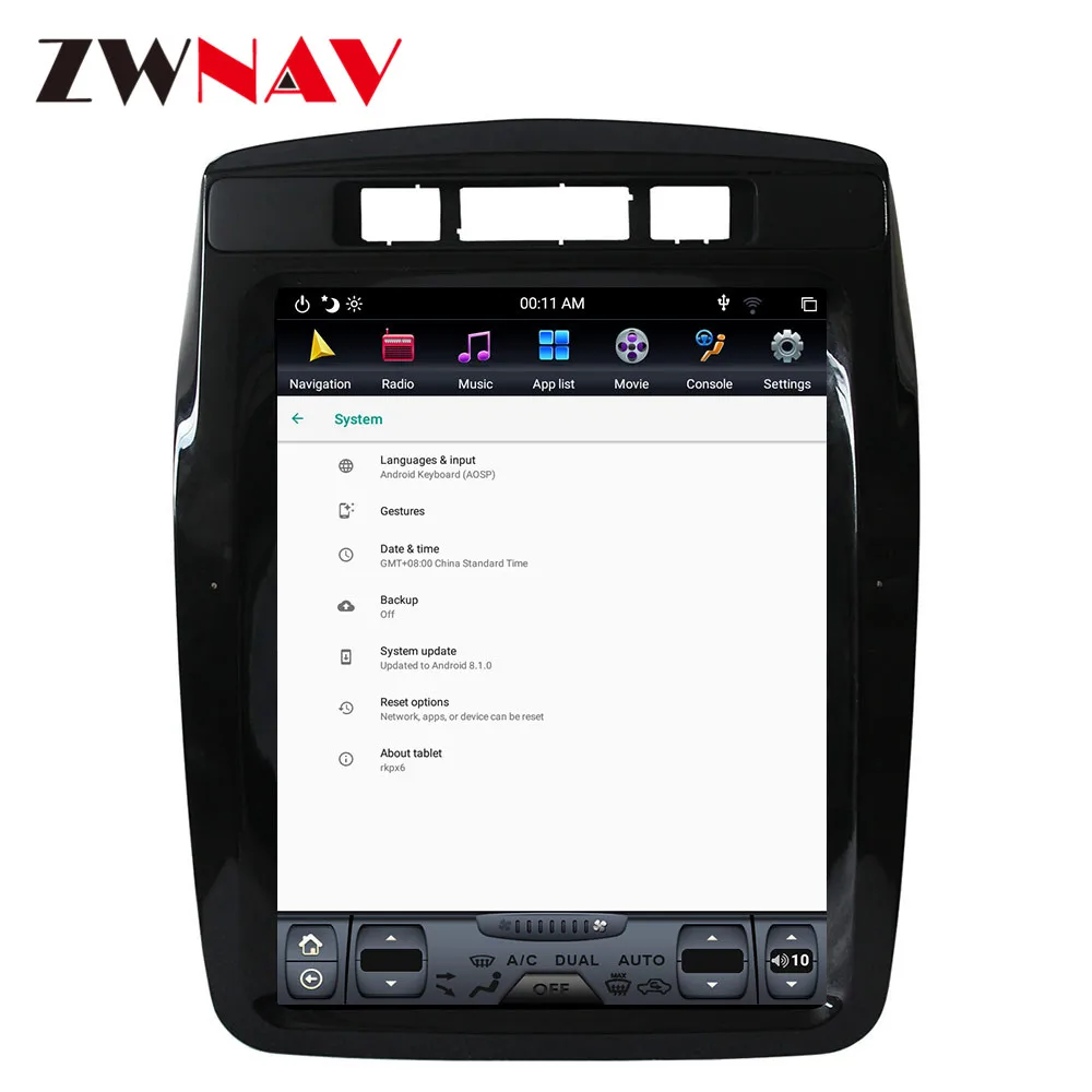 Sale Android 9 Tesla style Car No DVD Player GPS Navigation For VW Volkswagen Touareg 2010+ head unit multimedia radio tape recorder 5