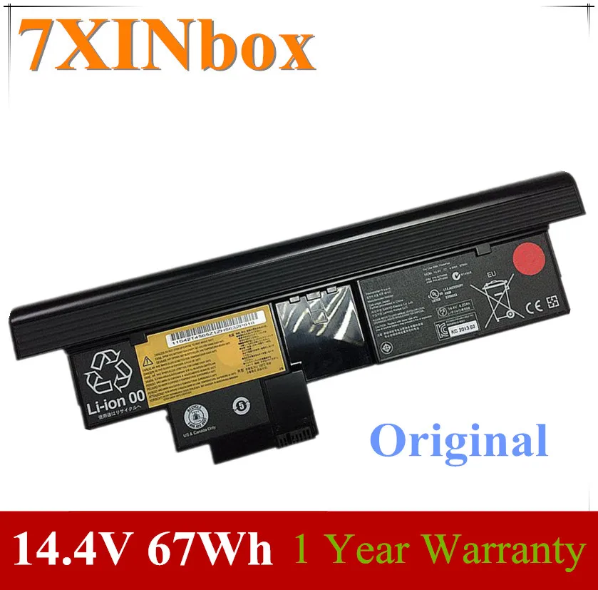 7XINbox 14,4 V 4.6AH 67wh ноутбук Батарея 42T4657 42T4563 42T4658 42T4565 для lenovo ThinkPad X201T X200T планшет