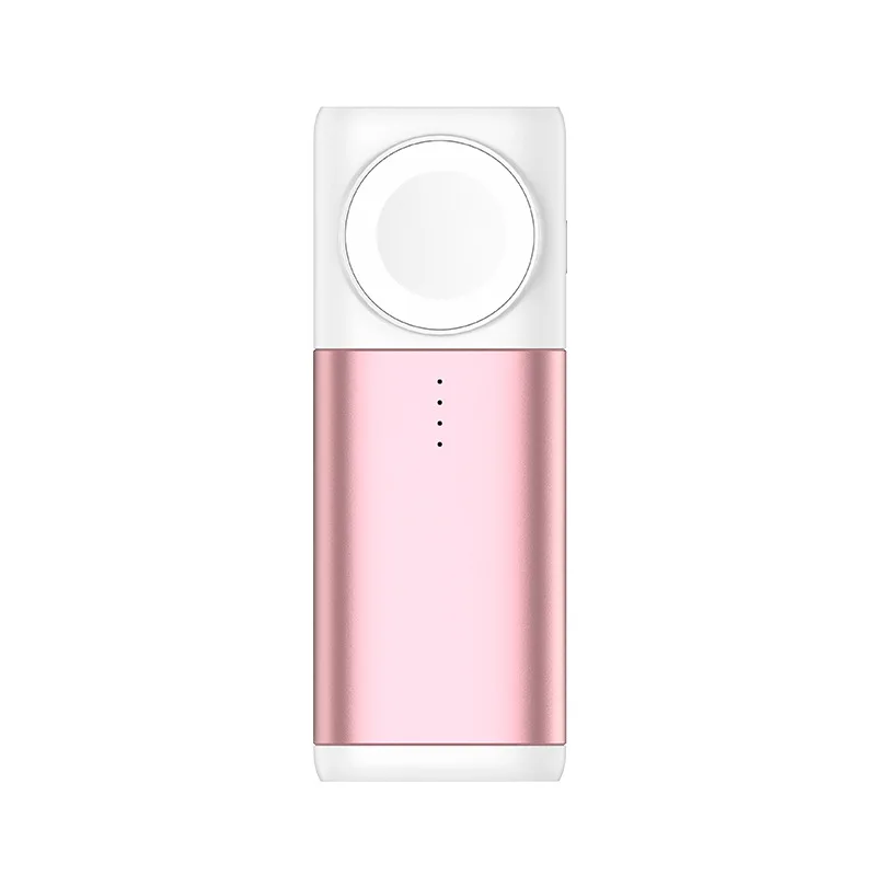 Подходит для Apple Watch, Беспроводная зарядка 5200 мАч, внешняя батарея, магнитное поглощение, беспроводное зарядное устройство для Iphone X 8 Plus