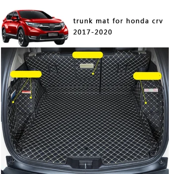 

Leather Car Trunk Mat Cargo Liner for Honda Crv 2019 2020 5th cr-v Rug Carpet Interior Accessories
