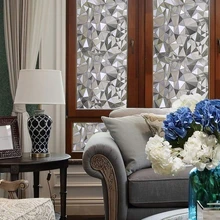 3D декоративная стеклянная наклейка для конфиденциальности, одноцветная наклейка с эффектом, клейкая виниловая пленка на съемные окна