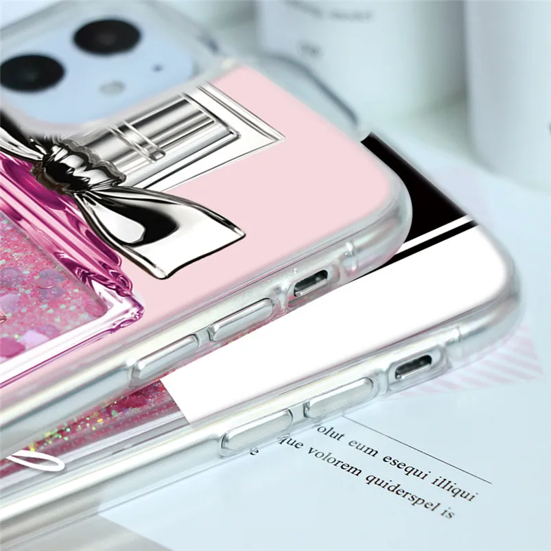 Жидкий зыбучий песок чехол для телефона iPhone 11 Pro X XR XS Max животное 5 5S SE 6 6S 7 8 Plus