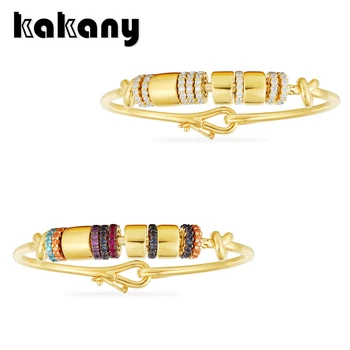 

Kakany 2020 New High-quality Colorful Multi-circle Bracelet Women's Gold Yellow Romantic Girlfriend Gifts Girlfriends Jewelry