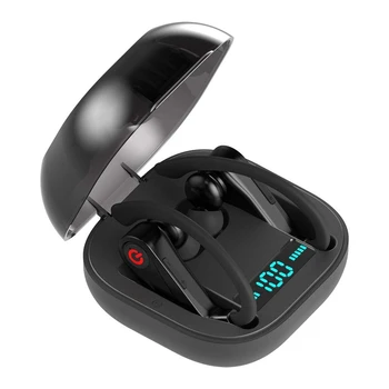 

New Style Q62TWS Bluetooth Earphones 5.0HBQ Pro Really Wireless Double-Ear Style with Digital Sports Waterproof