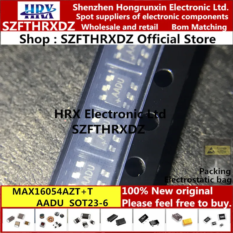 MAX16054AZT+ T AADU SOT23-6 SOT-23-6 MAX6816EUS+ T KABA SOT-143 SOT143 2500 шт/катушка(10PCS-20PCS-50PCS
