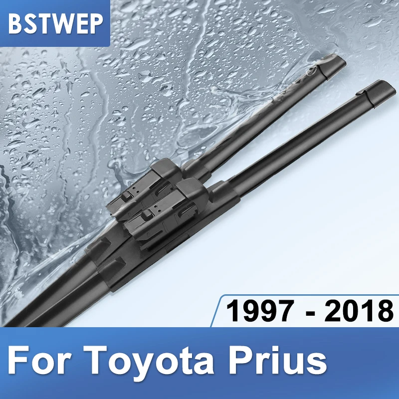 BSTWEP щетки стеклоочистителя ветрового стекла для Toyota Prius Fit крюк руки/кнопочные рычаги модель год от 1997 до