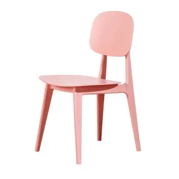 

Contemporary And Contracted Creative Nordic Chair Restaurant Household Bedroom Desk Computer Back To Discuss Leisure Plastic Cha