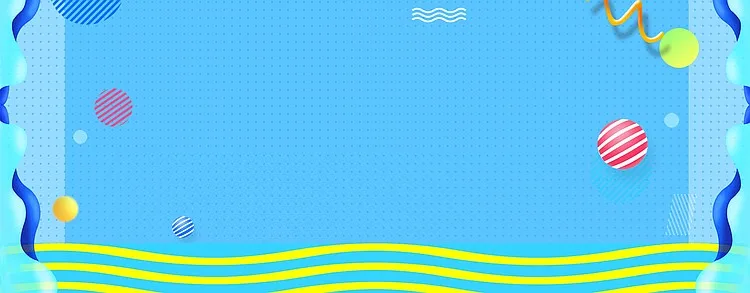 你好八月卡通几何蓝色背景背景图片素材免费下载 图片编号yngzelxn Pngbag素材网