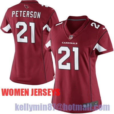 AAA, Arizona s, Carson Palmer, Larry fitzgerard, Патрик Питерсон, Tyrann Mathieu, Justin Bethel, для женщин Джерси - Цвет: Серый