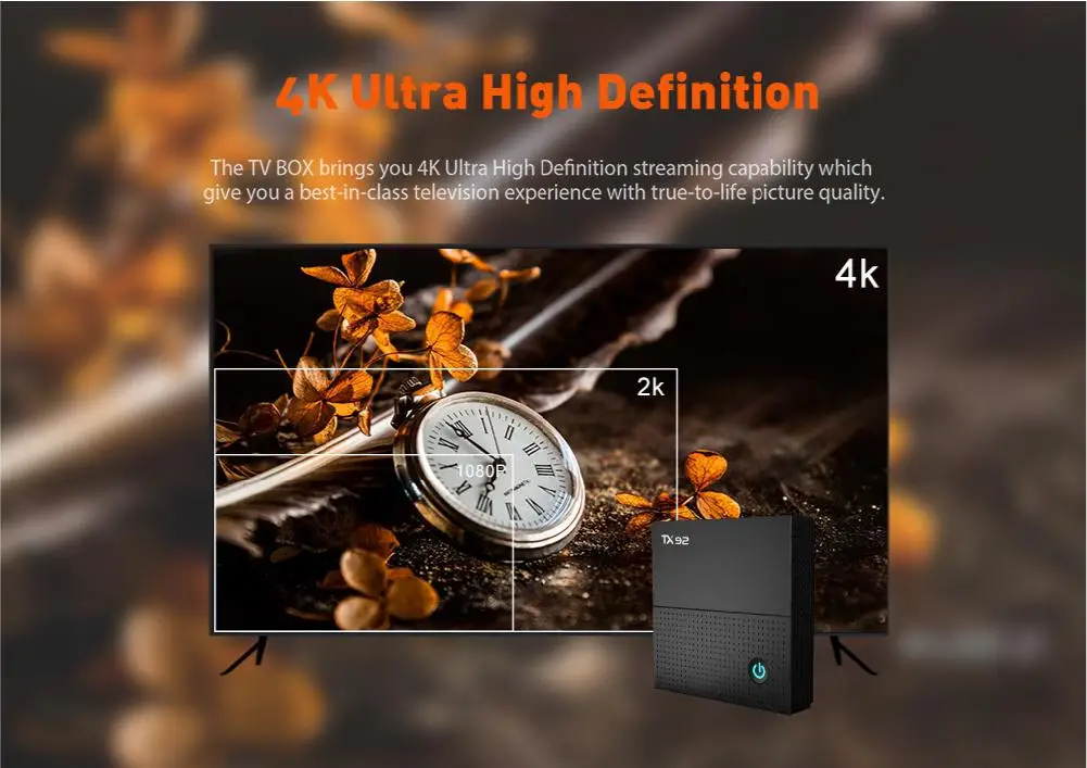 HiMISS 1 комплект TX92 3 ГБ+ 32 ГБ Android 7,1 tv Box Octa Core 4K Amlogic S912 2,4G/5 ГГц Wifi BT4.1 медиаплеер