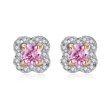 

Fine jewelry 925 sterling silver flower-shaped earrings silver 925 earring solid silver jewelry clip earrings stud earrings