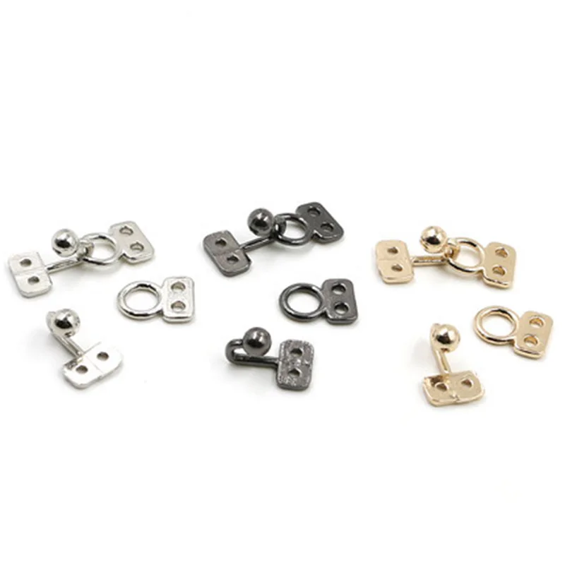 Meetee 10/30pcs 18/25 мм высококачественный металлический крючок для брюк юбка пряжки ювелирные изделия DIY пальто Скоба для подключения Декор Кнопка ручного шитья F3-3