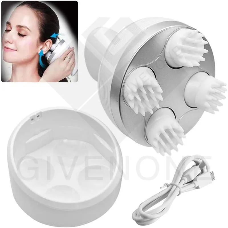 

New 3D Electric Head Massager Multifunction Waterproof Body Slimming Device Prevent Hair Loss Kneading Vibrating Body Massager