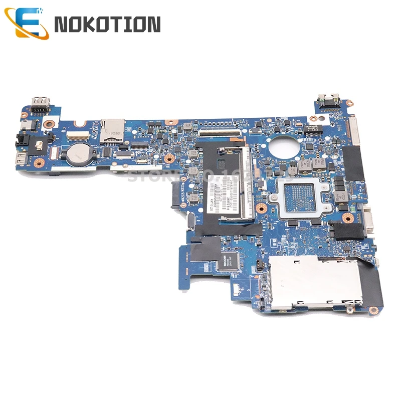 NOKOTION Материнская плата ноутбука для hp Elitebook 2540P 598762-001 LA-5251P основная плата I7-640LM QM57 GMA HD DDR3 полный тест