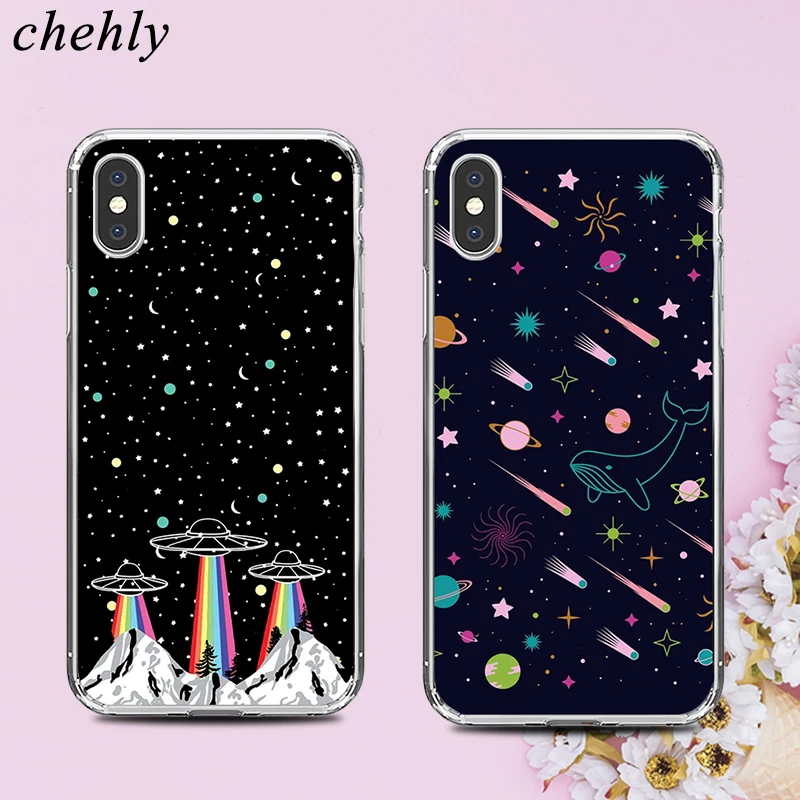 Модный чехол для телефона iPhone 6s 7 8 11 Plus Pro X XS Max XR чехлы с мультяшным принтом мягкие