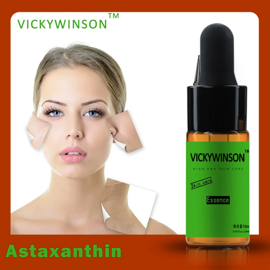 Astaxanthin essence 10ml Face Serum Repair Eye Cream Hyaluronic Acid Moisturizing Fades Away The Bags Eyes Slows Wrinkles