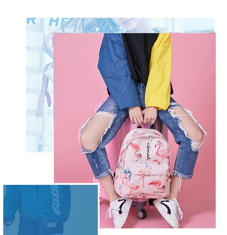 Manufacturers Direct Selling New Style Schoolbag Korean-style Casual Printed Backpack Large Capacity Waterproof Sports Backpack