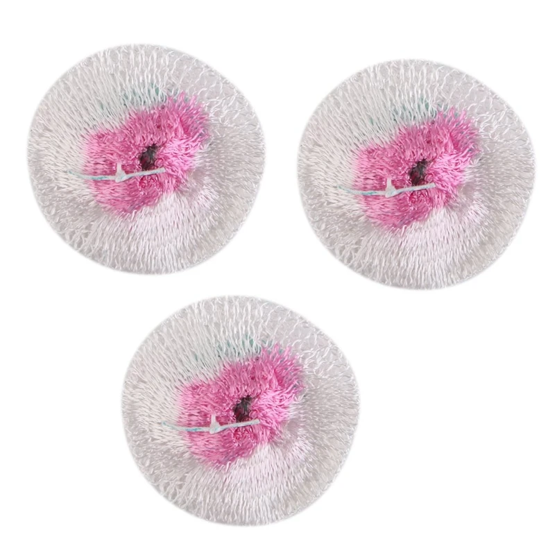50 Pieces Replacement Gas Pressure Lantern Mantles for Camping Tent Lamp Light Pink Color