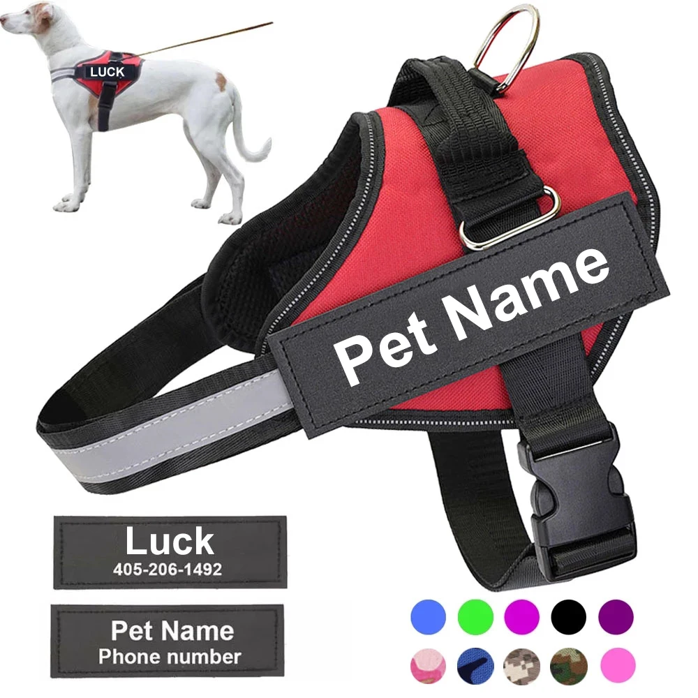 Personalzed Custom Dog Harness Patches Wth Gltter Or | Etsy
