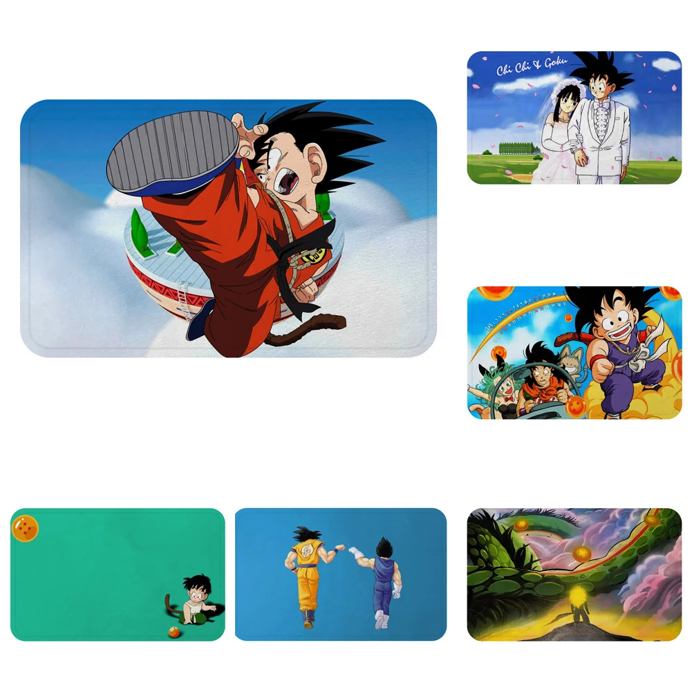 Vegeta IV аниме Dragon Ball Bulma Son Goku коврик для ванной ковер декоративный Противоскользящий коврик комната автомобильный пол барная подложка домашний декор для дверей подарок
