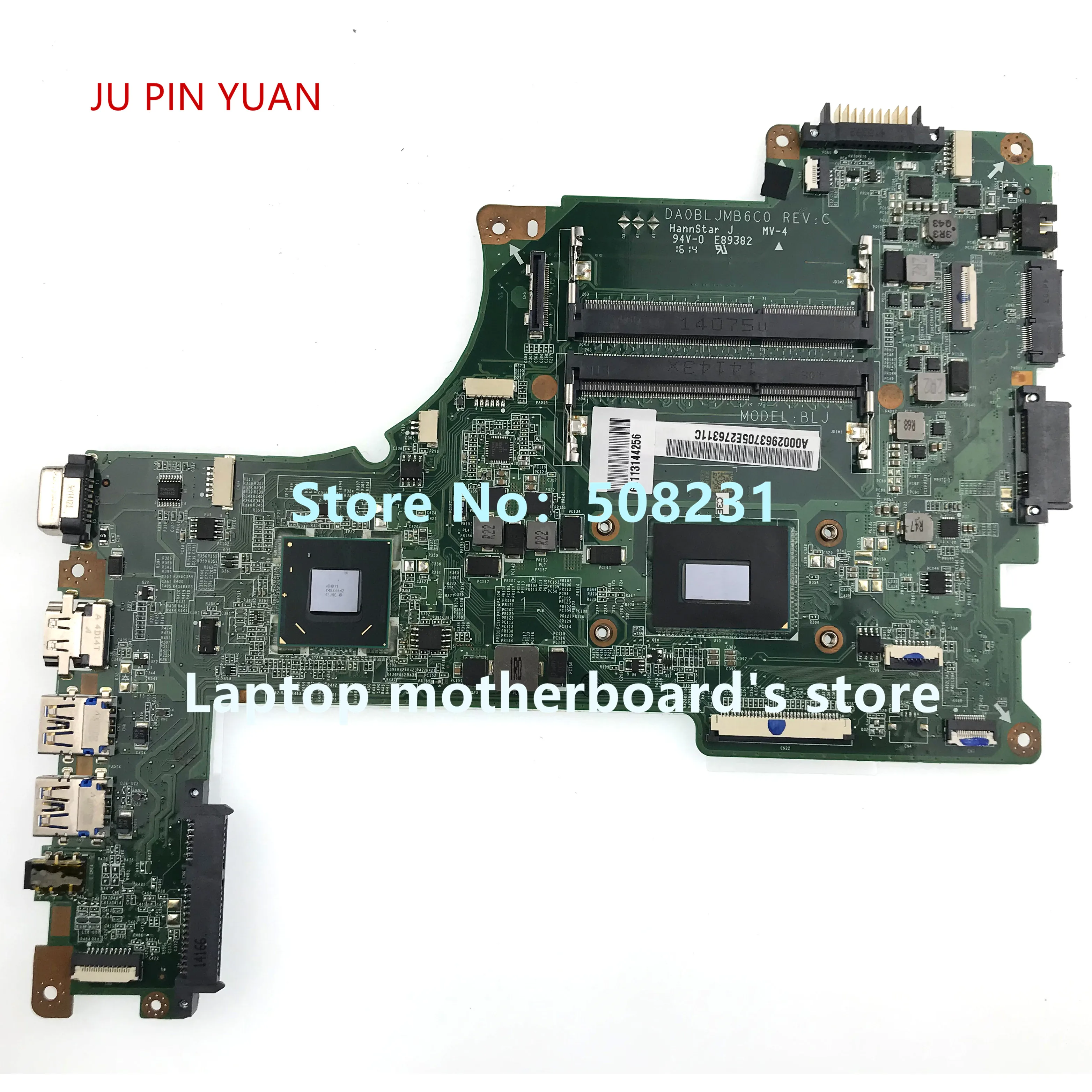 Материнская плата A000296370 DA0BLJMB6C0 для ноутбука Toshiba L50-B L50 материнская с процессором