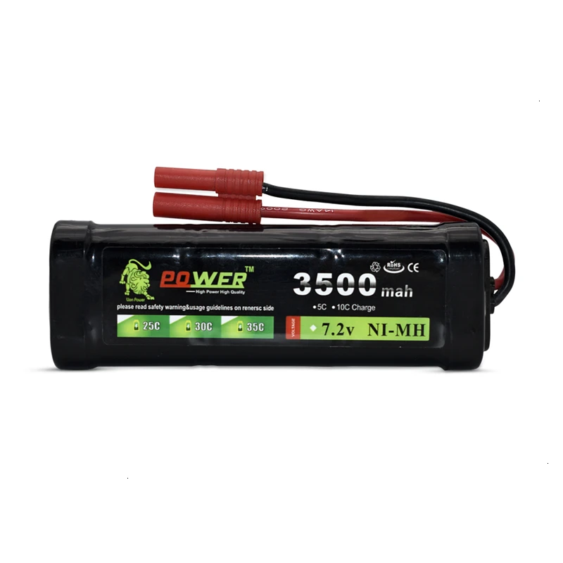 SC* 6 ячеек 7,2 V 3500mAh 15c Ni-MH аккумулятор с разъемом Tamiya для радиоуправляемых игрушек, радиоуправляемых автомобилей 7,2 v перезаряжаемая батарея