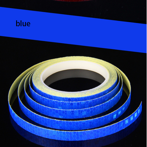 Bike Reflective Stickers Cycling Fluorescent Reflective Tape MTB Bicycle Adhesive Tape Safety Decor Sticker Accessories