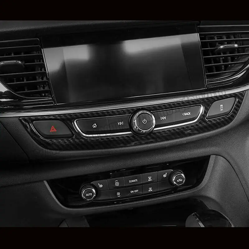 Модификация автомобиля автомобильные аксессуары из углеродного волокна Автомобильная центральная консоль приборная панель рамка Накладка для Buick Regal