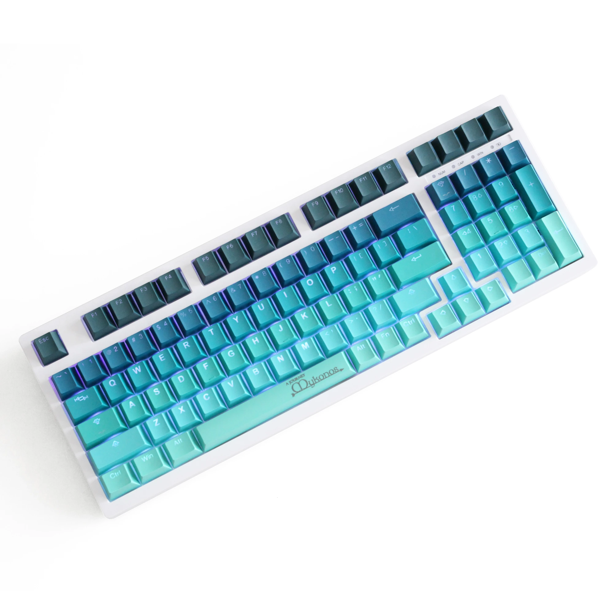 Taihao Mykonos Pbt Double Shot Keycaps For Diy Gaming Mechanical Keyboard Backlit Caps Oem Profile Light Through Iso Uk Keyboards Aliexpress