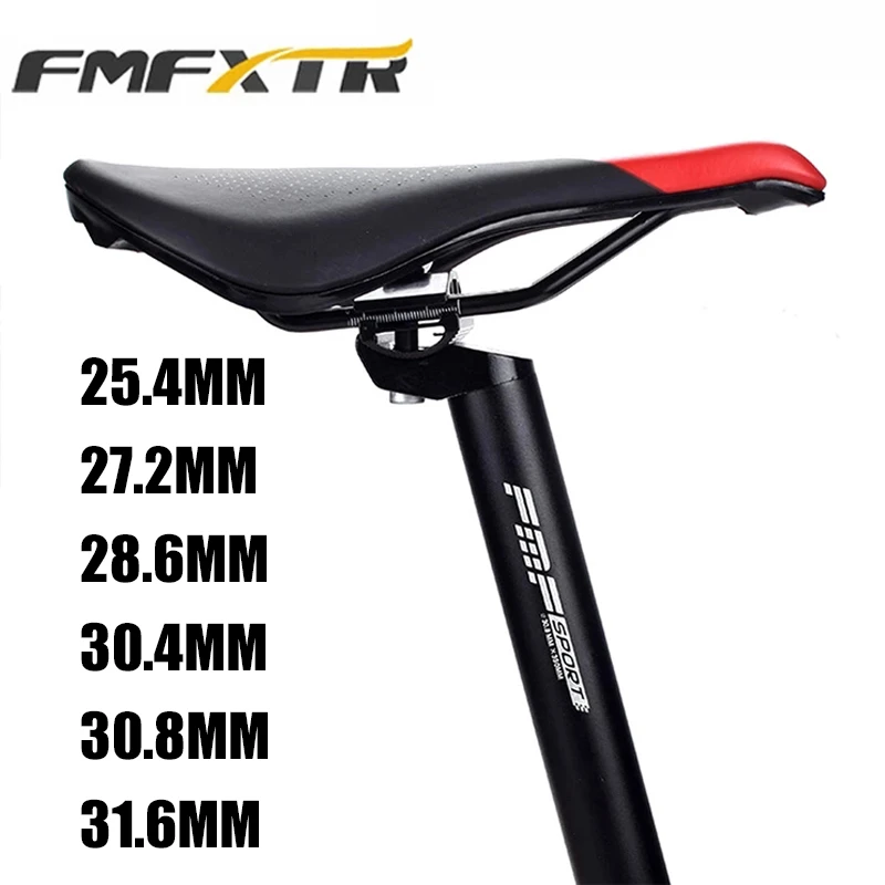 De aleación de aluminio la tija de sillín amortiguador poste de asiento de bicicleta 25,4, 27,2, 28,6, 30,4, 30,8*31,6*350/450mm tubo de sillín de bicicleta MTB partes|Tija de sillín de bicicleta| - AliExpress