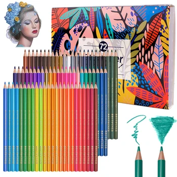 

Professional Watercolour Pencils 48/72/150 Colored Art Drawing Pencils Numbered Soluble Watercolor Techniques Art Supplies