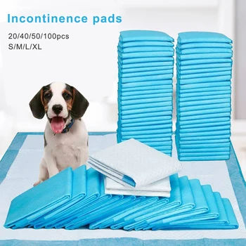 

50/100pcs Dog Training Pee Pads Super Absorbent Pet Diaper Disposable Healthy Clean Nappy Mat For Pets Dairy Diaper Supplies