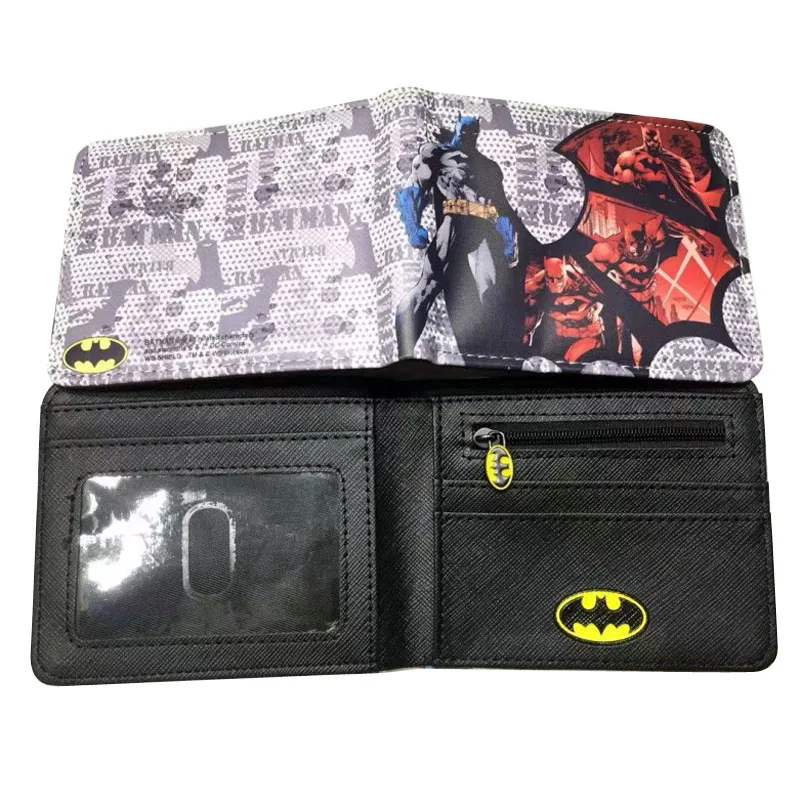 Кошелек «Бэтмен», отделение для кредитных карт, карман для монет, мультфильм, комиксы, символ, Би-фолд, мужской - Цвет: 04