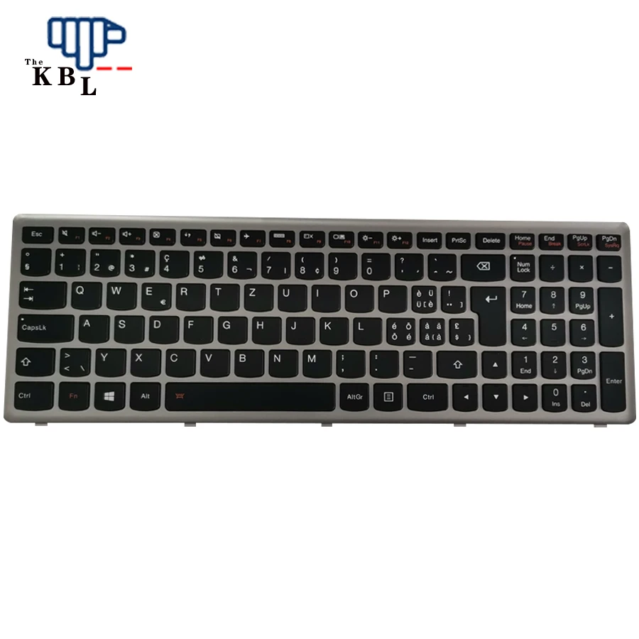 Новый Для Lenovo U510 Z710 Швейцарский язык подсветкой клавиатуры ноутбука FRU T6B1-SW 25211318