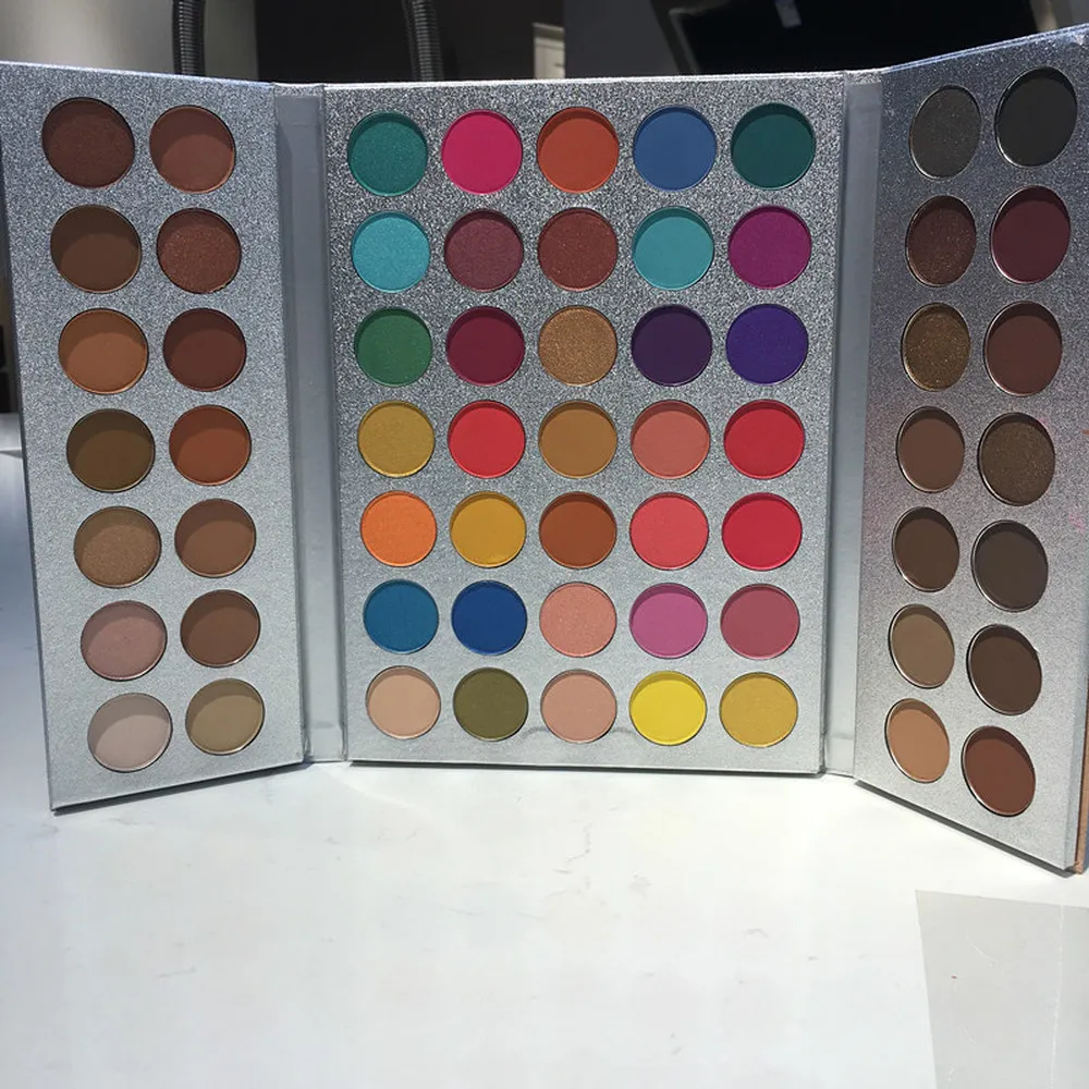 Beauty Glazed 63 оттенка тени для век палитра очаровательные пигментная макияжа