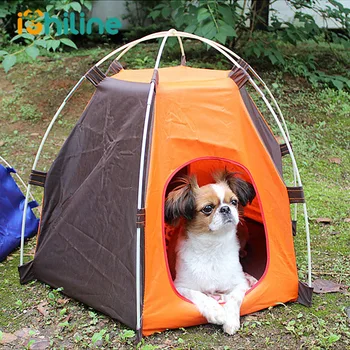 

Foldable Pet Tent Assembled Outdoor Sunscreen Small And Medium Kennel Dedicated Doghouse Cathouse