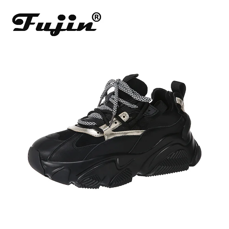 Fujin/женская повседневная обувь высокого качества Удобная на плоской подошве