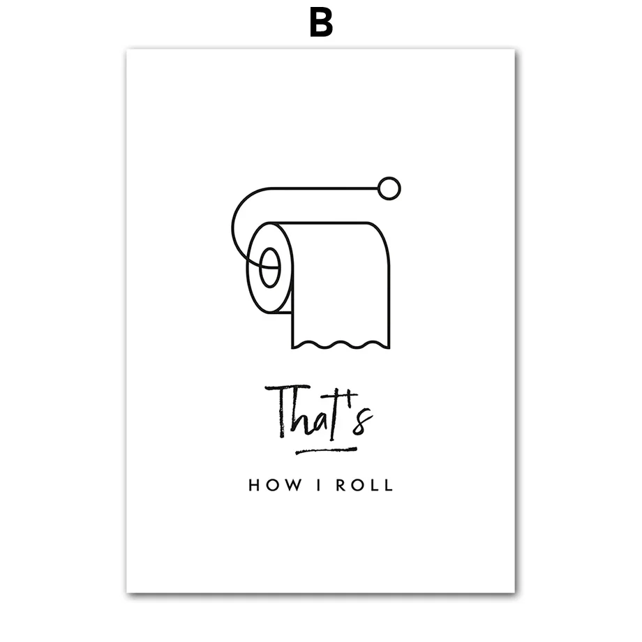 Toilet-Paper-Brush-Teeth-Toilet-Wall-Art-Canvas-Painting-Nordic-Posters-And-Prints-Wall-Pictures-For (4)