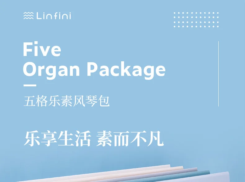 Deli Stationery 72455 File Holder 5 Lattice Students A4 Specification Simple fen lei jia Voucher Info Booklet Test Paper Clip